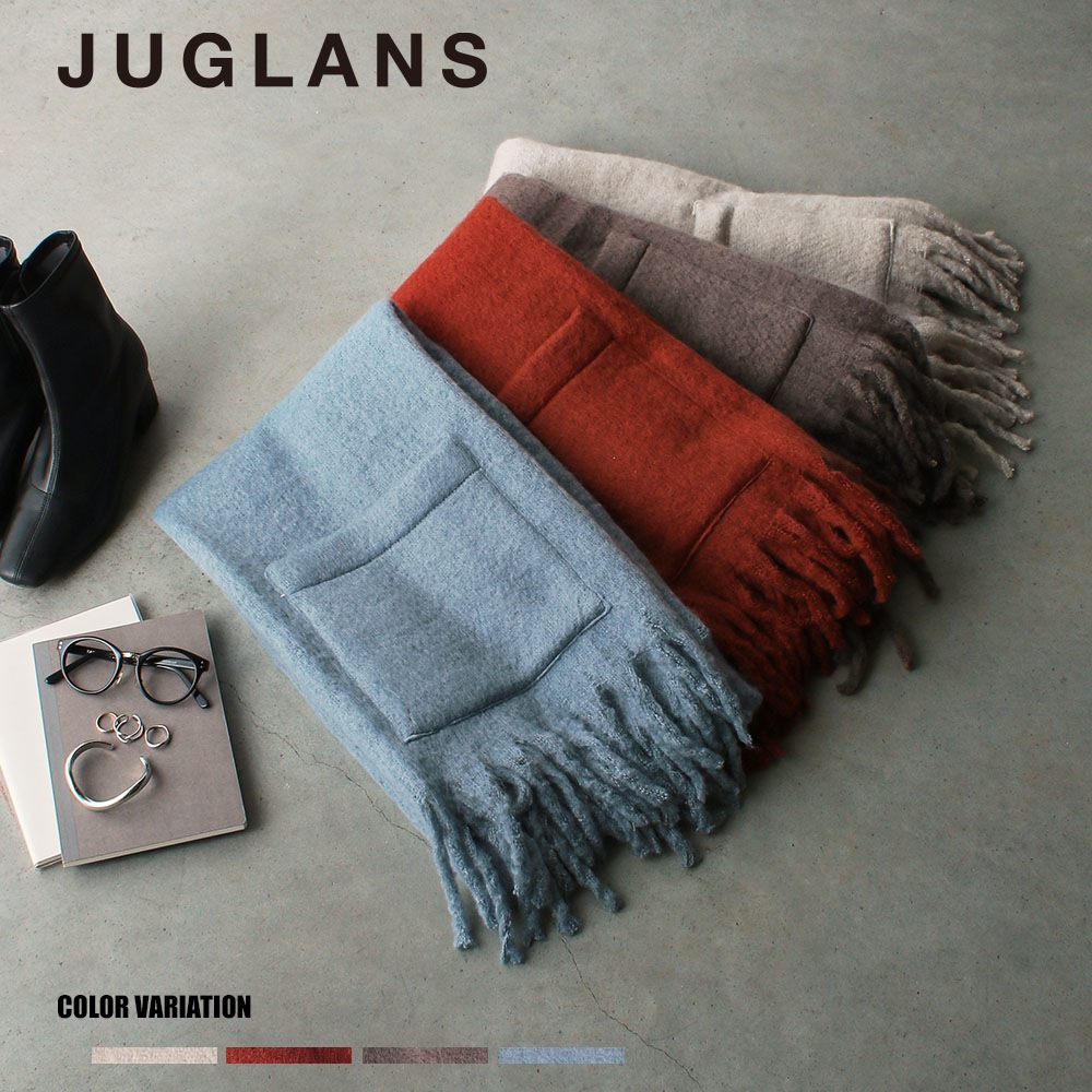 ポケット付きショール | ファッショングッズ,マフラー・ネック