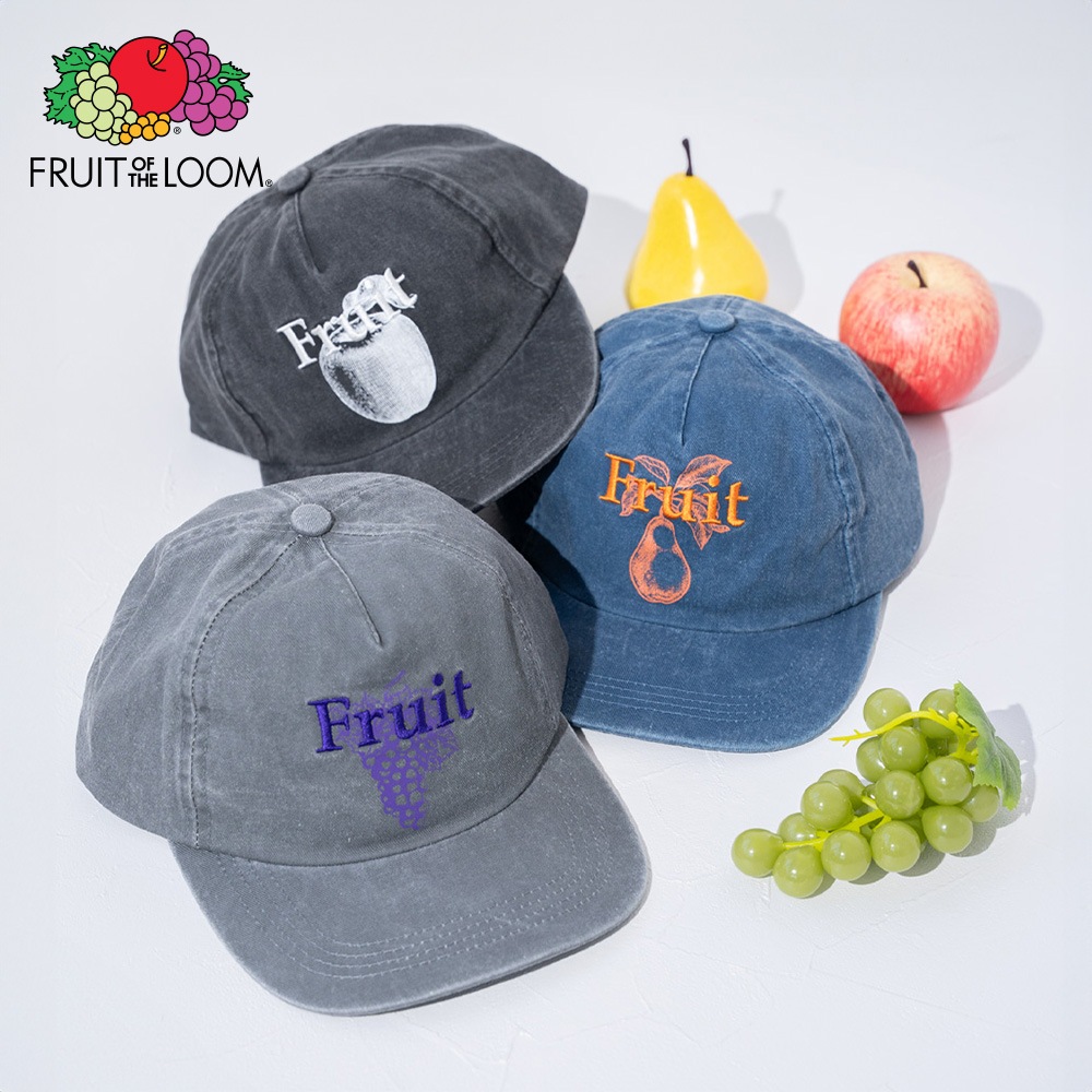 FTL EX PIGMENT FRUITMOTIF 5PANEL BB CAP | FRUIT OF THE LOOM,帽子