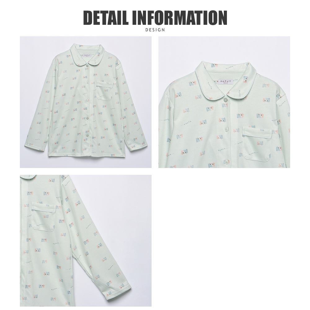 moFuttスムース総柄ルームウェア