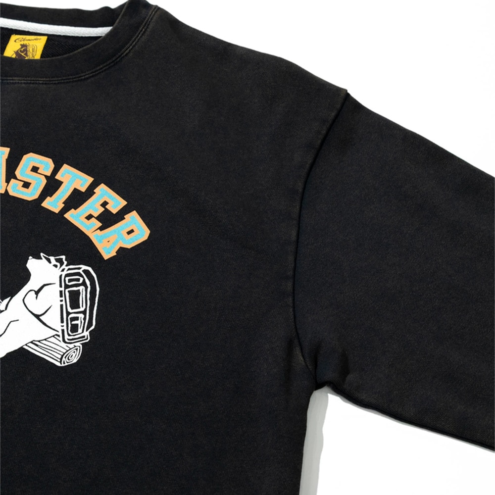 焚火クマ パウダー加工スウェット