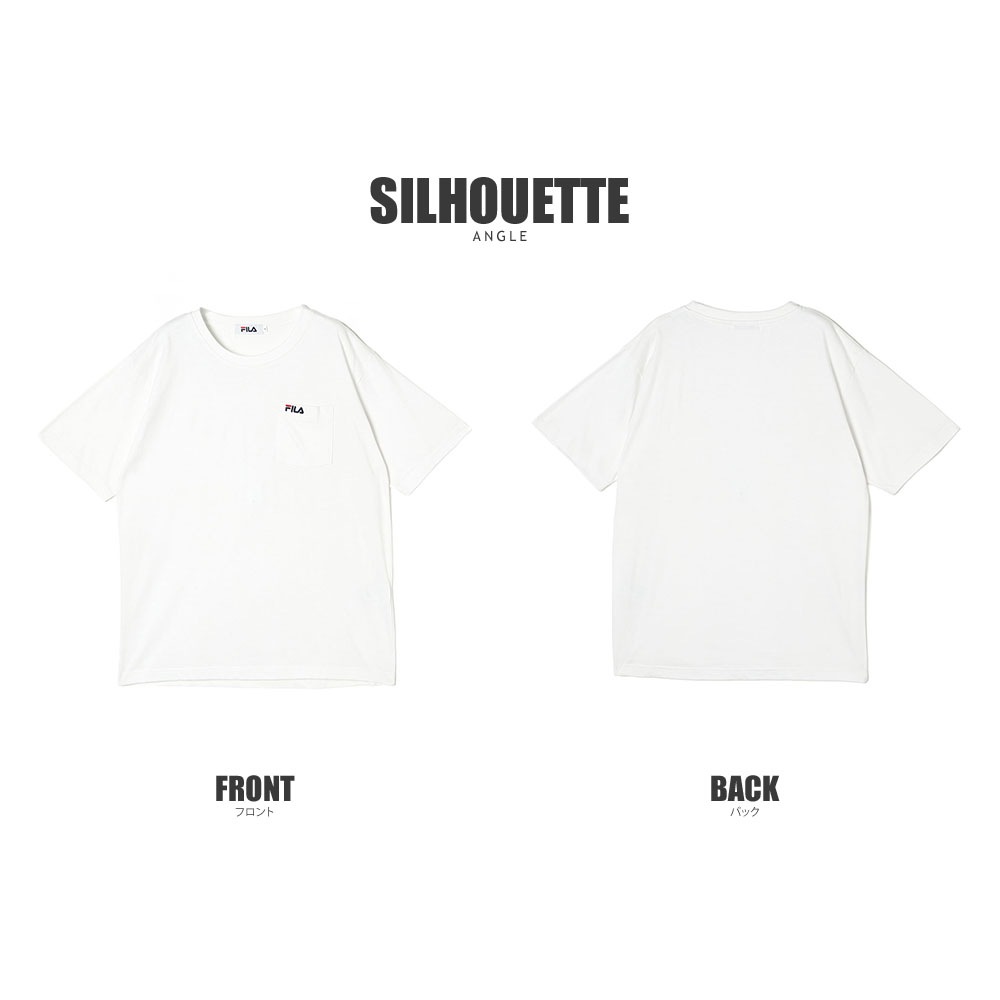 綿ポケ付きワンポイント刺繍Tシャツ