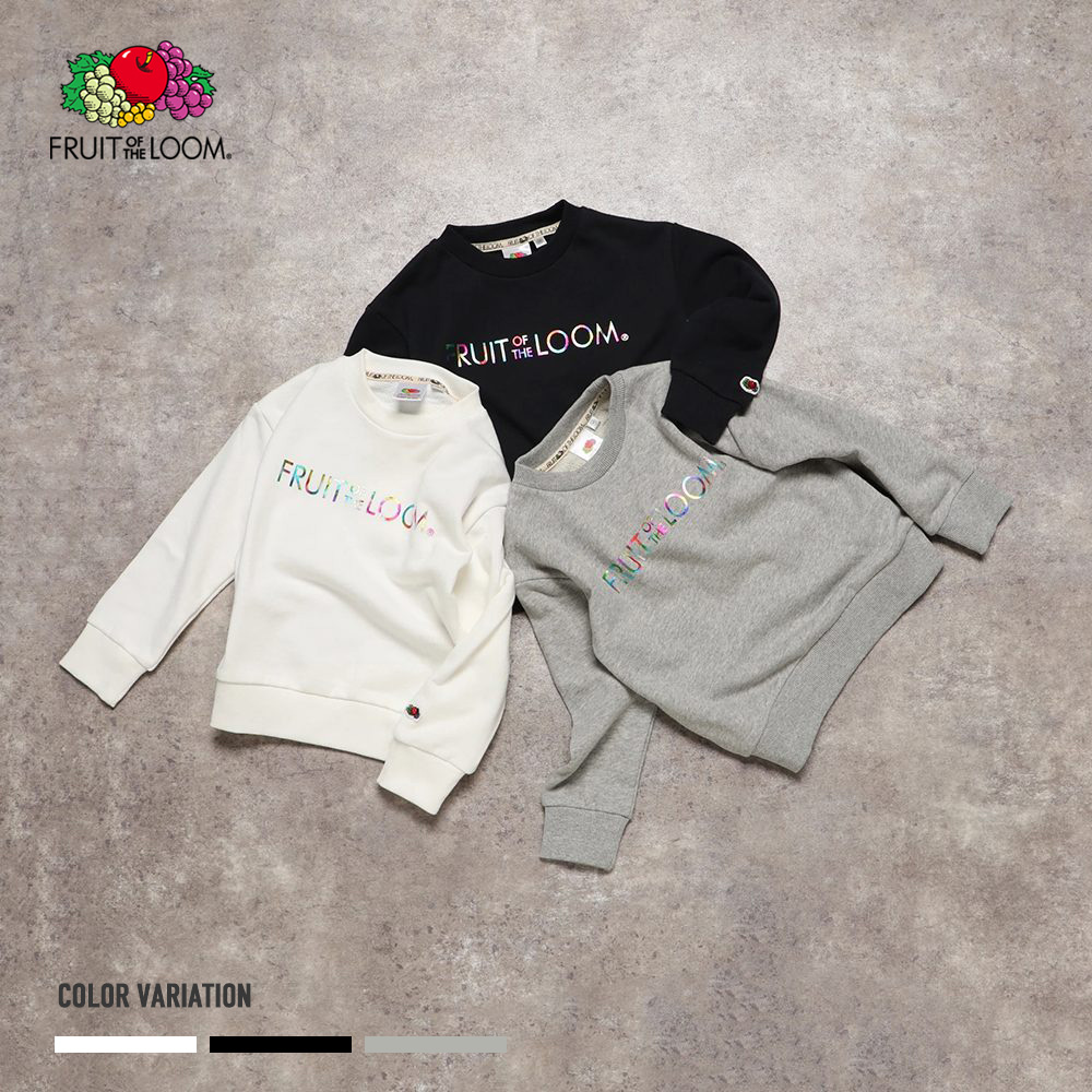 ホイルプリントロゴスウェットシャツ