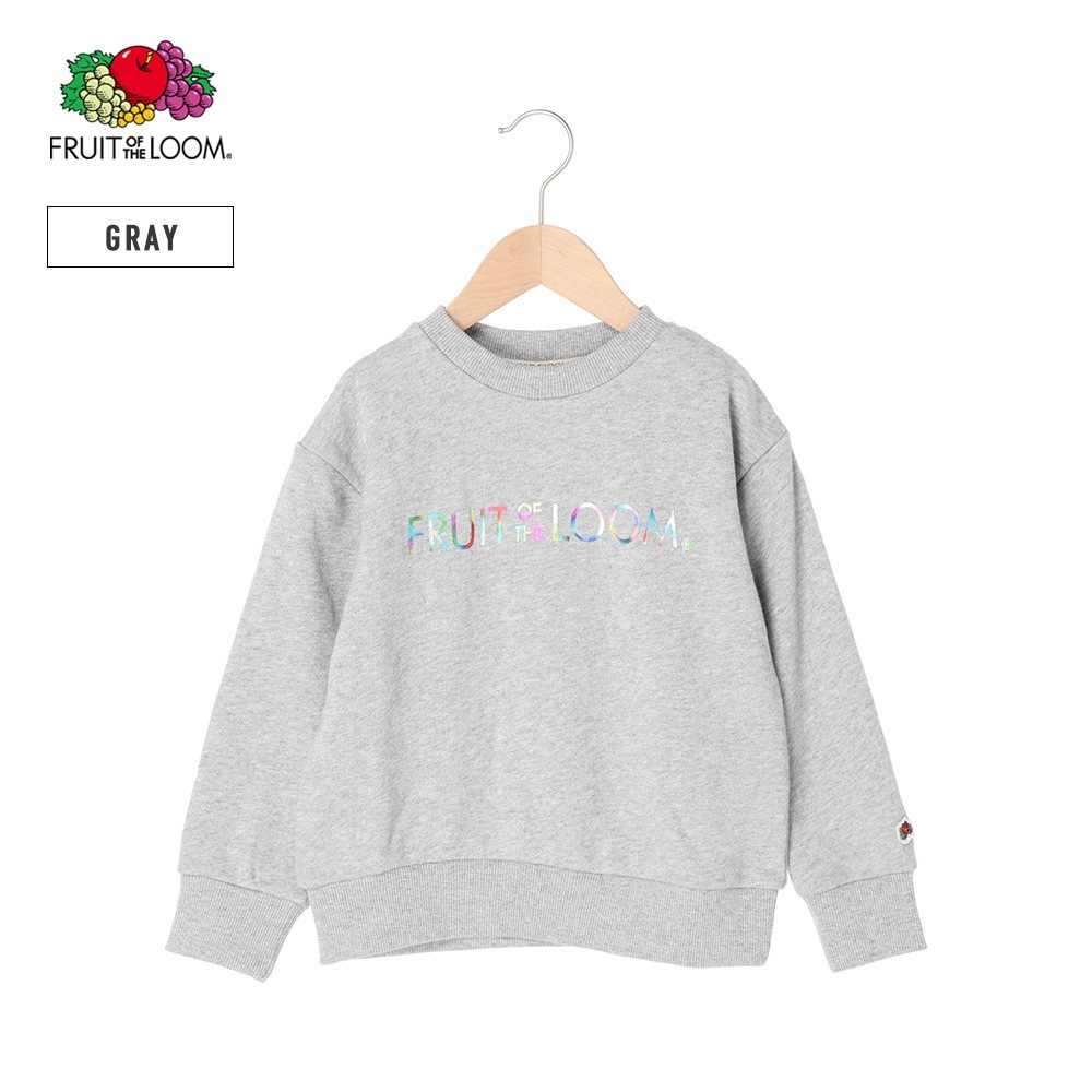 ホイルプリントロゴスウェットシャツ