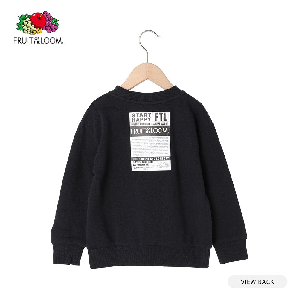 ホイルプリントロゴスウェットシャツ