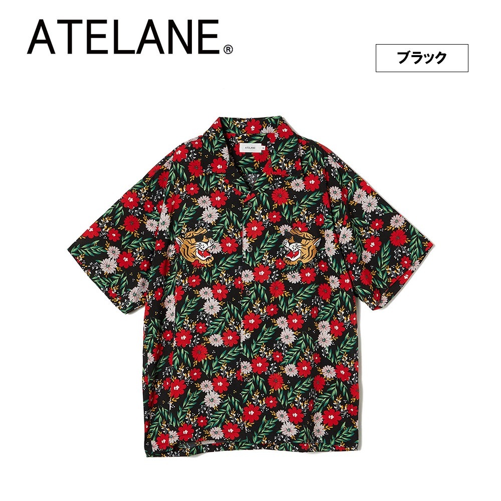 CLANE フラワープリント 半袖シャツ サイズ1