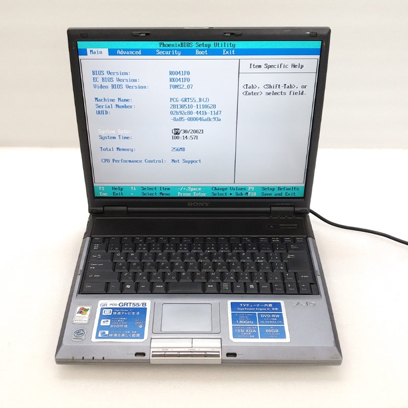 ジャンク品 SONY VAIO PCG-GRT55/B ジャンクPC ジャンクパソコン