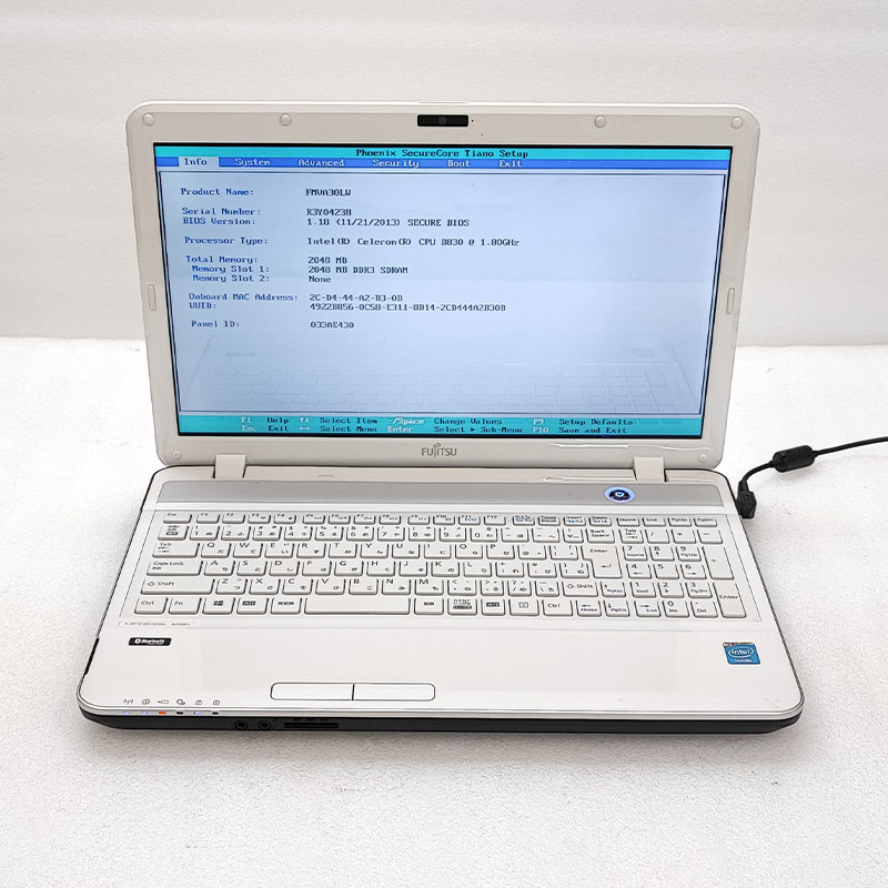 ジャンク品 富士通 LIFEBOOK AH30/L ジャンクPC ジャンクパソコン 保証