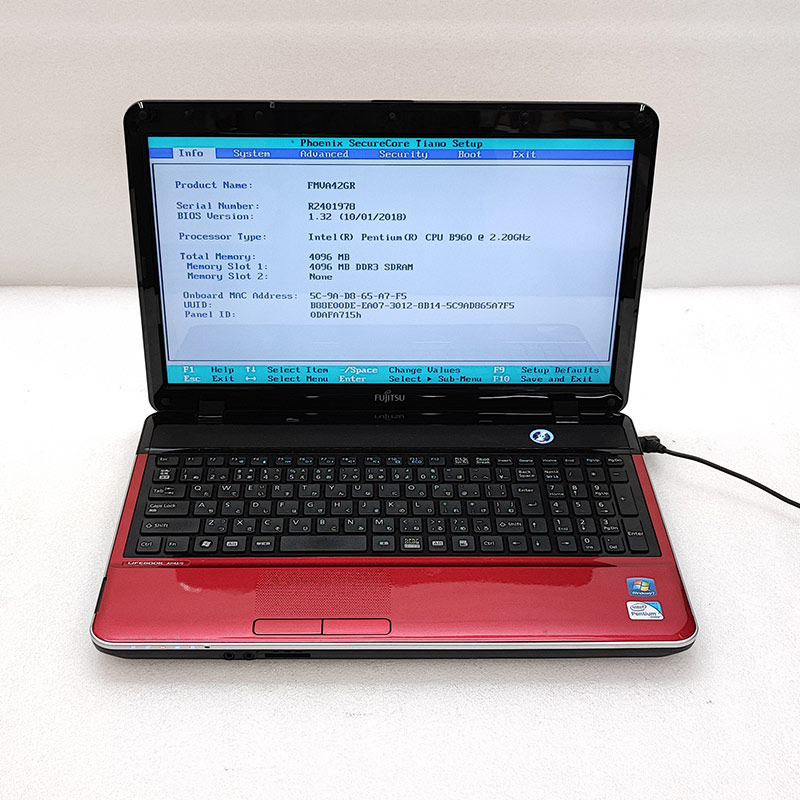 ジャンク品 富士通 LIFEBOOK AH42/G ジャンクPC ジャンクパソコン 保証 