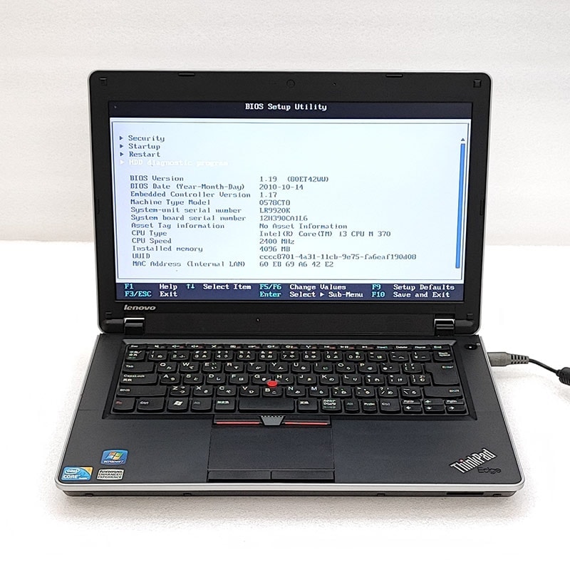 保証付 即使用可能 Wi-Fi有 14型 ノートパソコン lenovo Edge 14