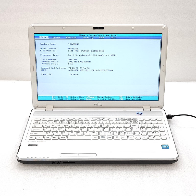 ジャンク品 富士通 LIFEBOOK AH30/L ジャンクPC ジャンクパソコン 保証 