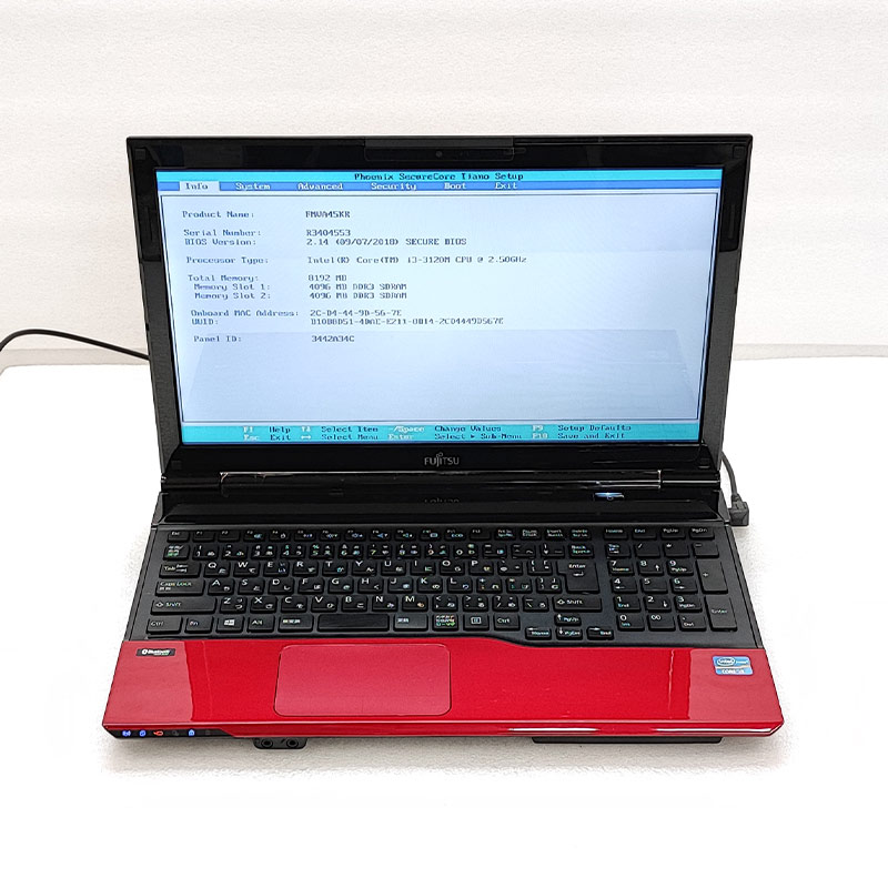 ★ジャンク扱い/LIFEBOOK AH54/D Core i3-2310M/4GB/15.6LED/マルチ/リカバリーずみ★ 富士通 LIFEBOOK AH54⁄H FMVA54HR Core i5 ⁄ジャンク