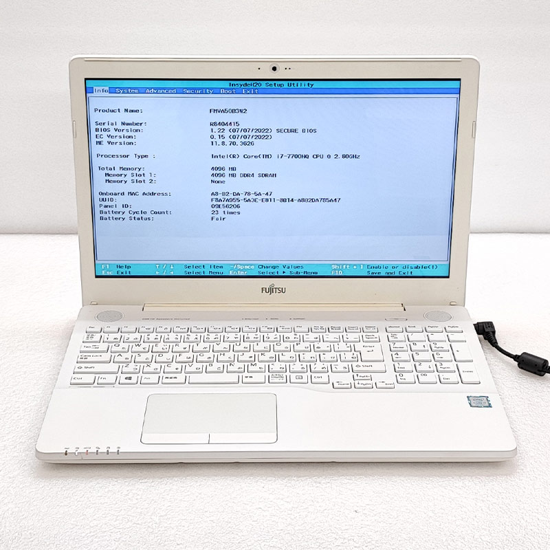 富士通 - ジャンク品 富士通 LIFEBOOK AH50/B3 FMVA50B3W2 ジャンク品 富士通 LIFEBOOK AH50/B3 FMVA50B3W2 ジャンクPC