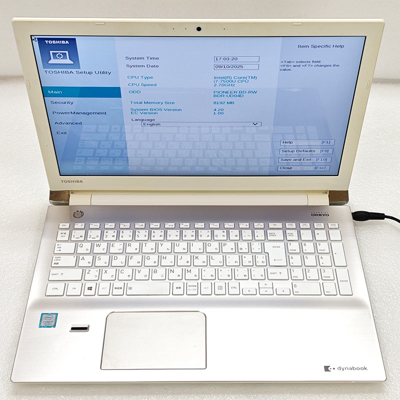 dynabook t65/gg 本体のみ ジャンク品 【公式通販】