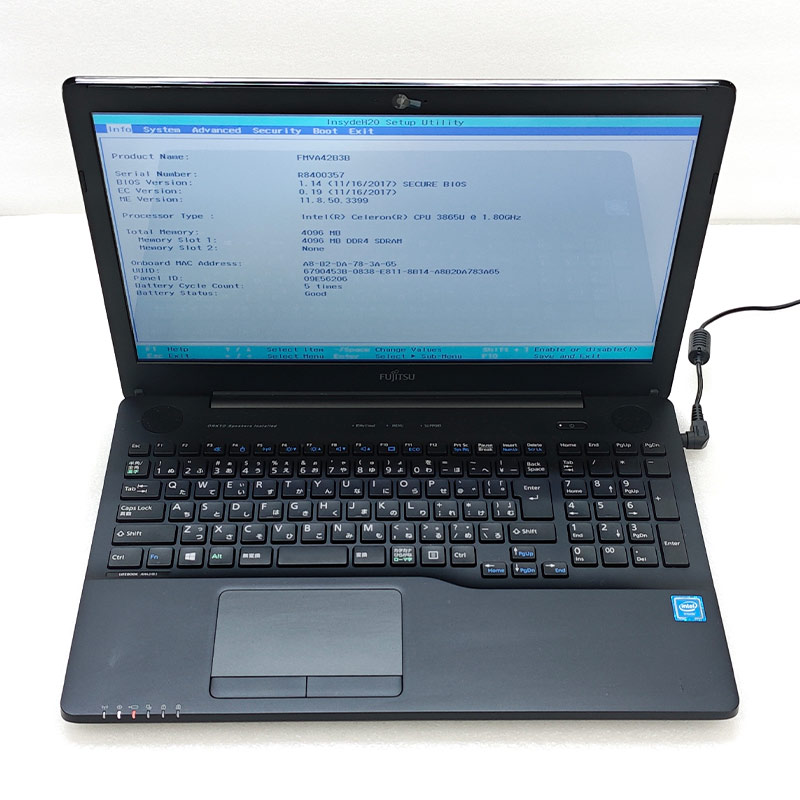 ジャンク品 富士通 LIFEBOOK AH42/B3 FMVA42B3B ジャンクPC ジャンク