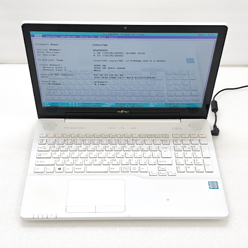 ジャンク品 富士通 LIFEBOOK AH77/W FMVA77WW ジャンクPC ジャンク