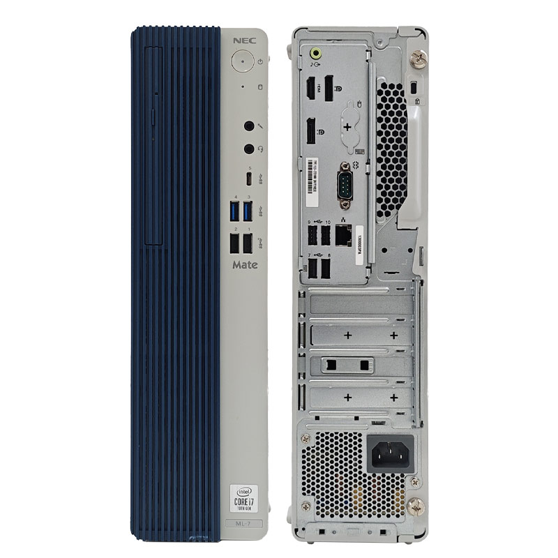 第10世代i7 中古デスクトップ NEC Mate MRH29/L-7 Windows11 Pro Core