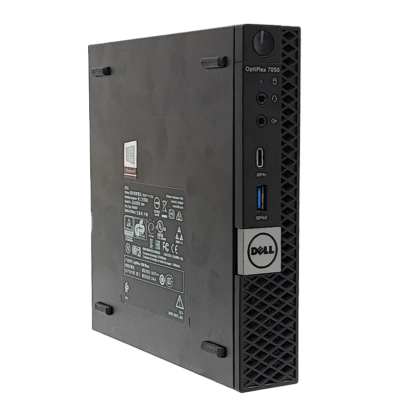 省スペースPC 中古デスクトップDELL OptiPlex 7050 Micro Windows11 Pro Core i5 7500T メモリ 8GB SSD 256GB 液晶モニタ WPS Office付 / 3ヶ月保証 中古デスクトップパソコン (5099lcd)