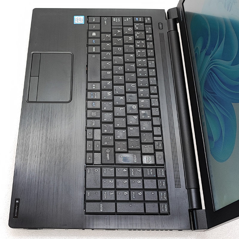 薄型 大画面 中古パソコン Microsoft Office付き 東芝/Dynabook dynabook B65/J Windows11 Pro Core i3 7100U メモリ 8GB SSD 256GB 15.6型 DVDマルチ 無線LAN Wi-Fi 15インチ A4 本体 / 3ヶ月保証 中古ノートパソコン (6101aof)