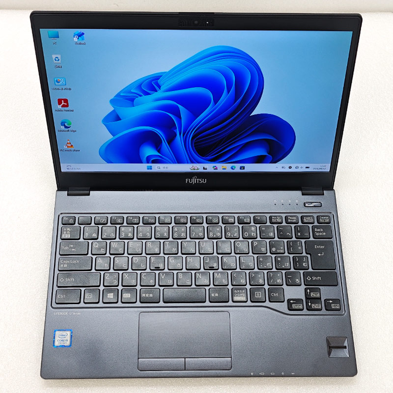 超軽量PC 中古パソコン 富士通 LIFEBOOK U938/S Windows11 Pro Core i5 7300U メモリ 8GB SSD 256GB 13.3型 無線LAN Wi-Fi 13インチ B5 本体 / 3ヶ月保証 中古ノートパソコン (8502a)