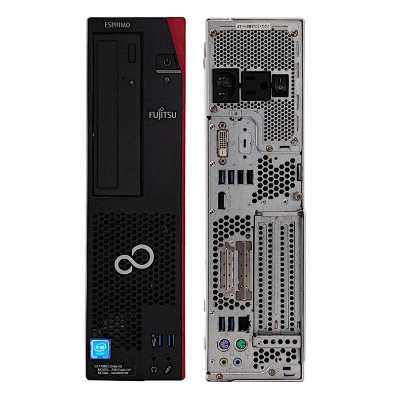 中古デスクトップ Microsoft Office付き 富士通 ESPRIMO D587/R Windows11 Pro Celeron G3930 メモリ 4GB SSD 128GB DVD-ROM 本体 / 3ヶ月保証 中古デスクトップパソコン (8302of)