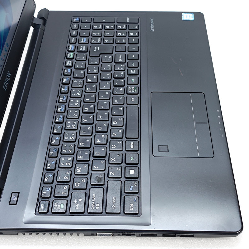 中古パソコン EPSON Endeavor NJ4300 Windows11 Pro Core i5 8265U メモリ 8GB SSD 256GB 15.6型 DVD-ROM 無線LAN Wi-Fi 15インチ A4 本体 / 3ヶ月保証 中古ノートパソコン (8104a)