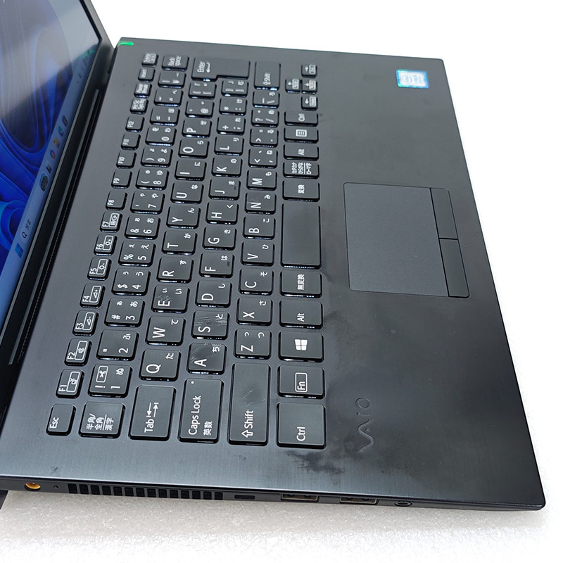 FHD液晶 中古パソコン VAIO VAIO Pro PG VJPG11 Windows11 Home Core i5 8250U メモリ 8GB SSD 256GB 13.3型 無線LAN Wi-Fi 13インチ B5 本体 / 3ヶ月保証 中古ノートパソコン (8404a)