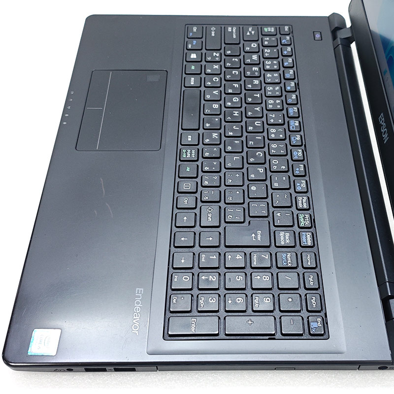 中古パソコン Microsoft Office付き EPSON Endeavor NJ4300 Windows11 Pro Core i5 8265U メモリ 8GB SSD 256GB 15.6型 DVD-ROM 無線LAN Wi-Fi 15インチ A4 本体 / 3ヶ月保証 中古ノートパソコン (8104aof)