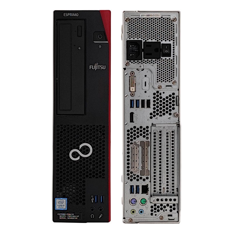 16GBメモリ 中古デスクトップ Microsoft Office付き 富士通 ESPRIMO D588/T Windows11 Pro Core i3 8100 メモリ 16GB 新品SSD 256GB DVD-ROM 液晶モニタ付 / 3ヶ月保証 中古デスクトップパソコン (6403lcdof)
