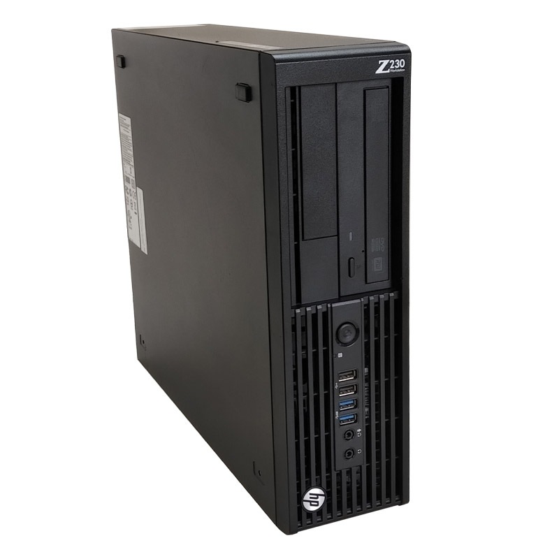 中古パソコン Microsoft Office搭載 HP Z230 SFF Workstation Windows10Pro Xeon E-1226v3-3.3Ghz メモリ8GB HDD500GB DVDマルチ (YH38qmof) 3ヵ月保証 / 中古デスクトップパソコン