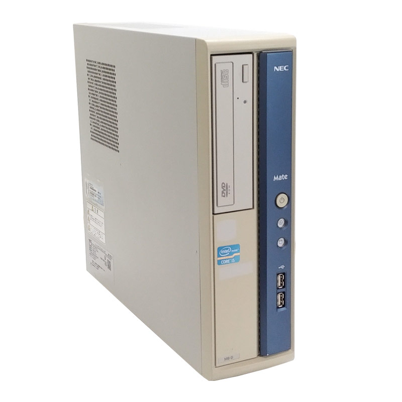 中古パソコン NEC Mate MK31M/B-D Windows7 Corei5 2400 メモリ4GB HDD250GB DVDマルチ WPS Office (2407) 3ヵ月保証 / 中古デスクトップパソコン