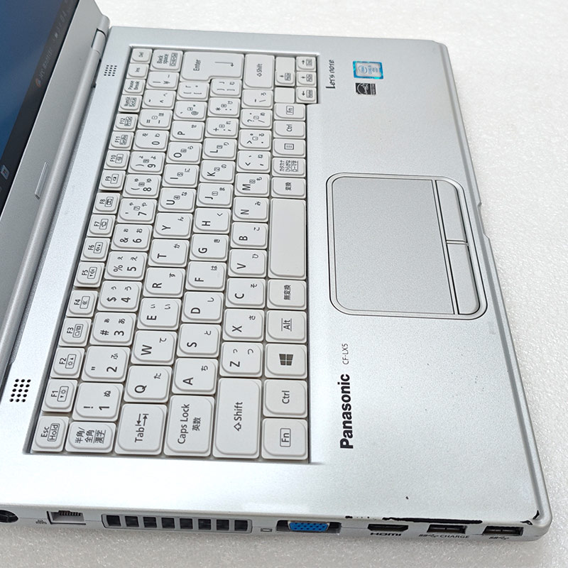 FHD液晶 中古パソコン Microsoft Office付き Panasonic Let's note CF-LX5 Windows10 Pro Core i5 6300U メモリ 4GB SSD 128GB 14型 DVDマルチ 無線LAN Wi-Fi 14インチ A4 本体 / 3ヶ月保証 中古ノートパソコン (8406aof)