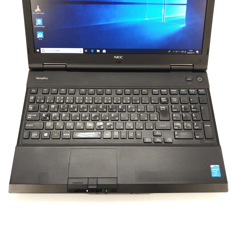 テンキー付き 中古ノートパソコン 【 Microsoft Office ( Word Excel )搭載】 Windows10 NEC VersaPro VK24L/X-H Core i3-2.4Ghz メモリ4GB HDD320GB DVDROM 15.6型 無線LAN (IN43t-10Wiof) 3ヵ月保証 中古パソコン