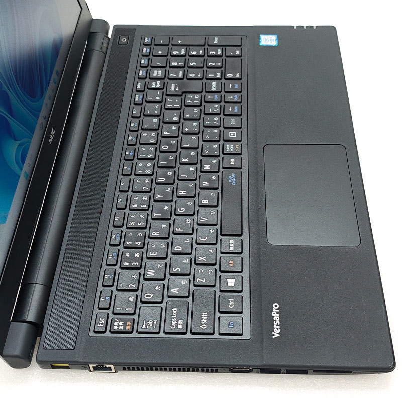 薄型・大画面 中古パソコン Microsoft Office付き NEC VersaPro VKL20/F-1 Windows11 Pro Core i3 6006U メモリ 8GB SSD 256GB 15.6型 DVDマルチ 無線LAN Wi-Fi 15インチ A4 本体 / 3ヶ月保証 中古ノートパソコン (7009aof)