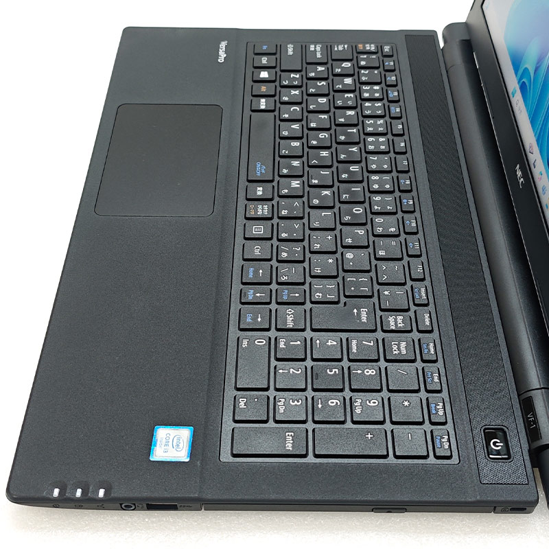 薄型・大画面 中古パソコン Microsoft Office付き NEC VersaPro VKL20/F-1 Windows11 Pro Core i3 6006U メモリ 8GB SSD 256GB 15.6型 DVDマルチ 無線LAN Wi-Fi 15インチ A4 本体 / 3ヶ月保証 中古ノートパソコン (7009aof)