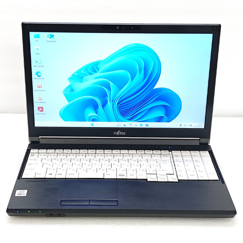 第10世代i5 中古パソコン 富士通 LIFEBOOK A5510/FX Windows11 Pro Core i5 10210U メモリ 8GB SSD 256GB 15.6型 DVDマルチ 無線LAN Wi-Fi 15インチ A4 本体 / 3ヶ月保証 中古ノートパソコン (8110a)