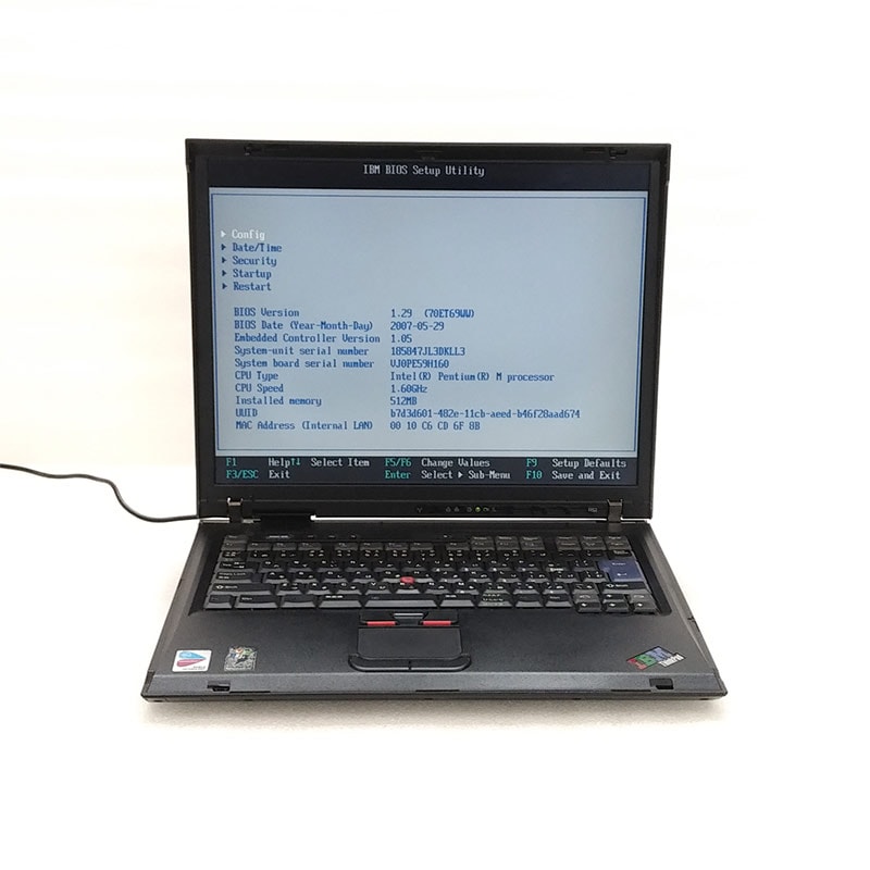 ThinkPadとToshiba ノートPCセット (ジャンク) ジャンク品 IBM ThinkPad T42p ジャンクPC ジャンクパソコン