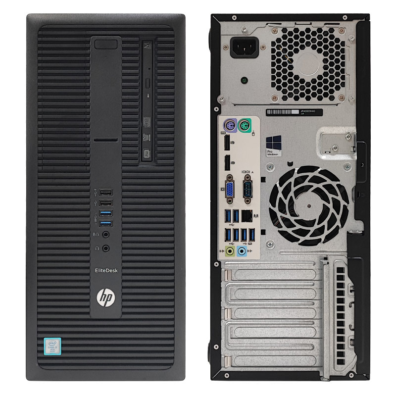 高性能Win7 中古デスクトップ HP EliteDesk 800 G2 TWR Windows7 Pro Core i5 6600 メモリ 32GB SSD 512GB DVDマルチ 本体 / 3ヶ月保証 中古デスクトップパソコン (6711)