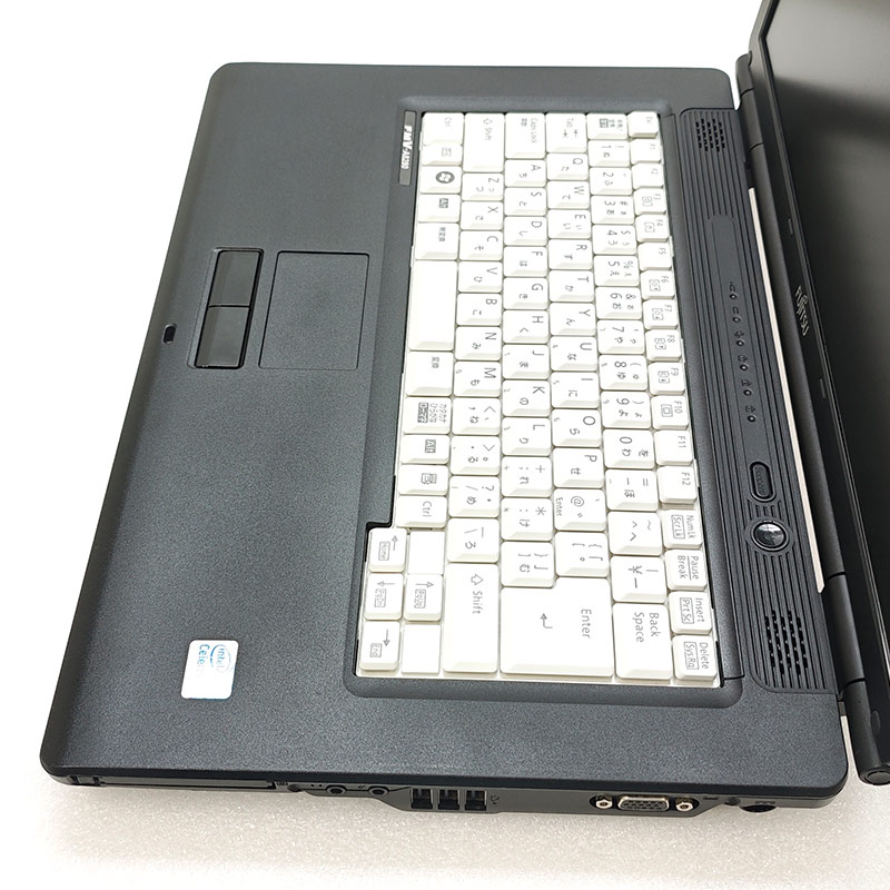 懐かしのWindows XPパソコン 中古パソコン 富士通 FMV-A8280 WindowsXPPro Celeron 585 メモリ 2GB 新品SSD 128GB 15.4型 DVDマルチ 無線LAN Wi-Fi 15インチ A4 本体 / 3ヶ月保証 中古ノートパソコン (7411a)