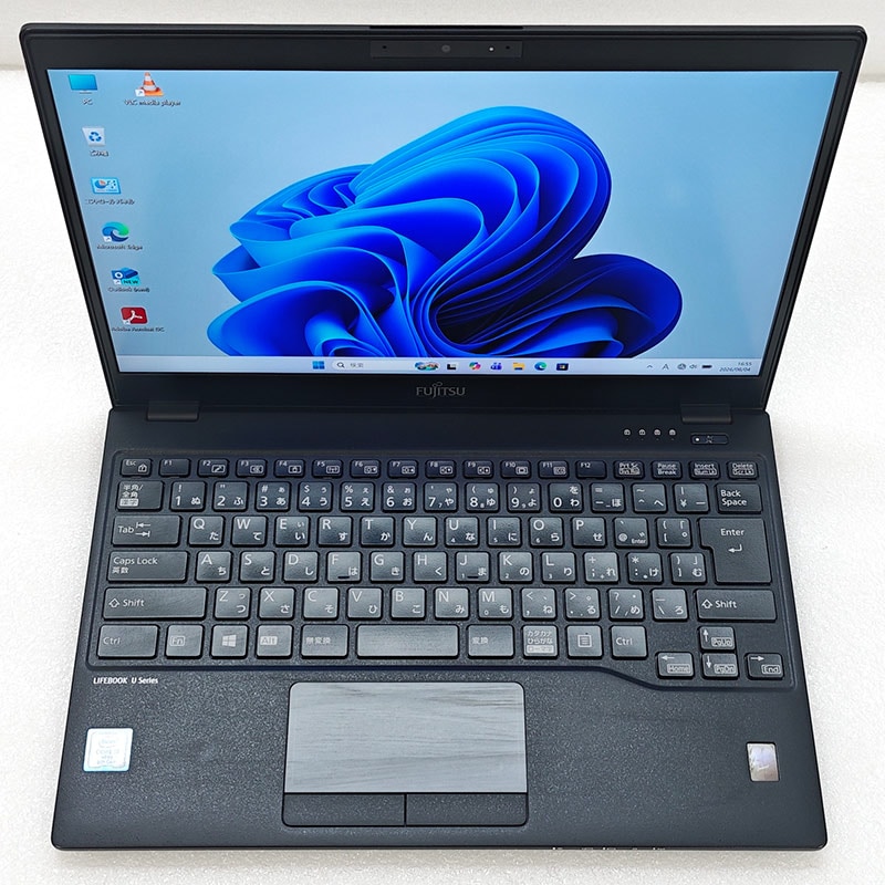 FHD液晶 中古パソコン 富士通 LIFEBOOK U939/B Windows11 Pro Core i7 8665U メモリ 16GB SSD 256GB 13.3型 無線LAN Wi-Fi 13インチ B5 本体 / 3ヶ月保証 中古ノートパソコン (8411a)