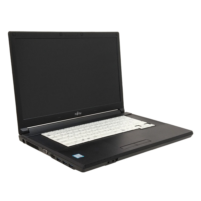 中古ノートパソコン Microsoft Office搭載 富士通 LIFEBOOK A576/P Windows10Pro Corei3 6100U メモリ12GB SSD256GB DVDマルチ 15.6型 無線LAN (2411of) 3ヵ月保証 / 中古パソコン