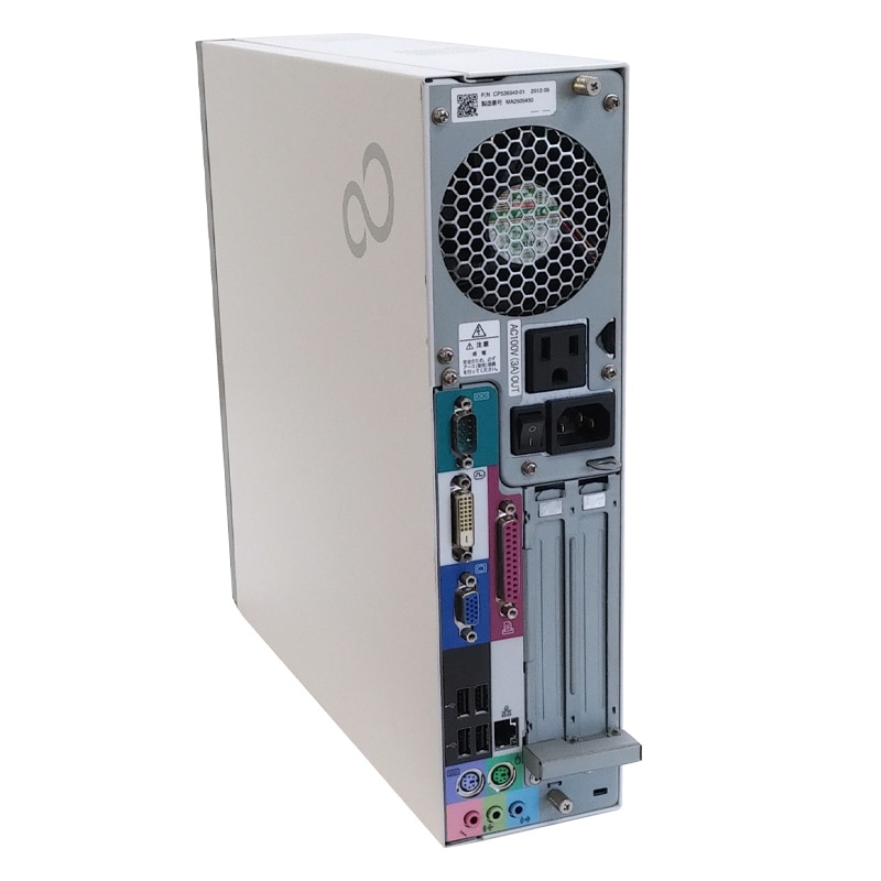 富士通 ESPRIMO D581/D Microsoft Office(Word, Excel)付 Windows XP PentiumG630 メモリ2GB HDD250GB DVDROM (YF12xof) 3ヵ月保証 中古デスクトップパソコン