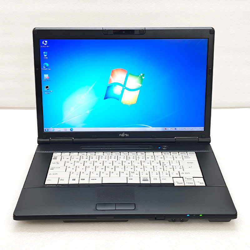 Win7 32bit 中古パソコン Microsoft Office付き 富士通 LIFEBOOK A572/F Windows7 Pro Core i3 3110M メモリ 4GB 新品SSD 256GB 15.6型 DVDマルチ 無線LAN Wi-Fi 15インチ A4 本体 / 3ヶ月保証 中古ノートパソコン (7413aof)