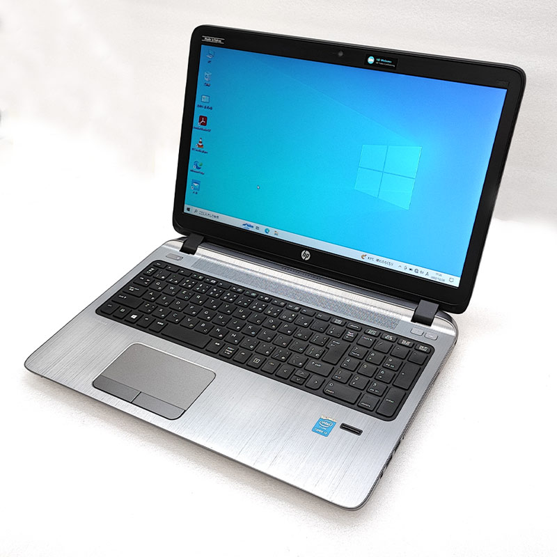 中古ノートパソコン HP ProBook 450 G2 Windows10 Corei3 4030U メモリ4GB HDD500GB DVDマルチ 15.6型 無線LAN WPS Office (2116) 3ヵ月保証 / 中古パソコン