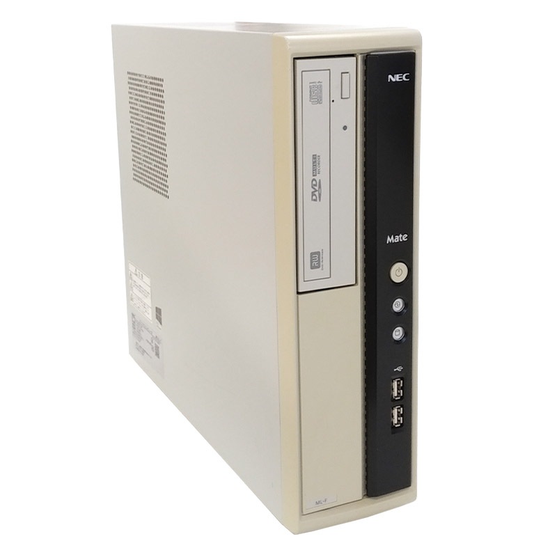 中古パソコン NEC Mate MK27E/L-H Windows10 Celeron G1620 メモリ4GB HDD250GB DVDROM WPS Office (2717) 3ヵ月保証 / 中古デスクトップパソコン