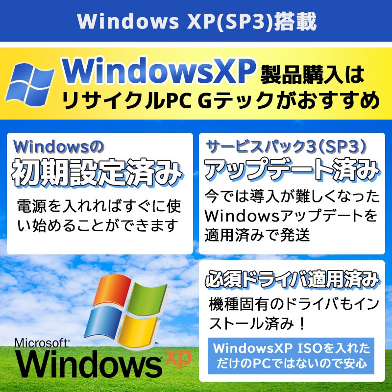 懐かしのXP 中古パソコン Microsoft Office付き 富士通 FMV-C8250