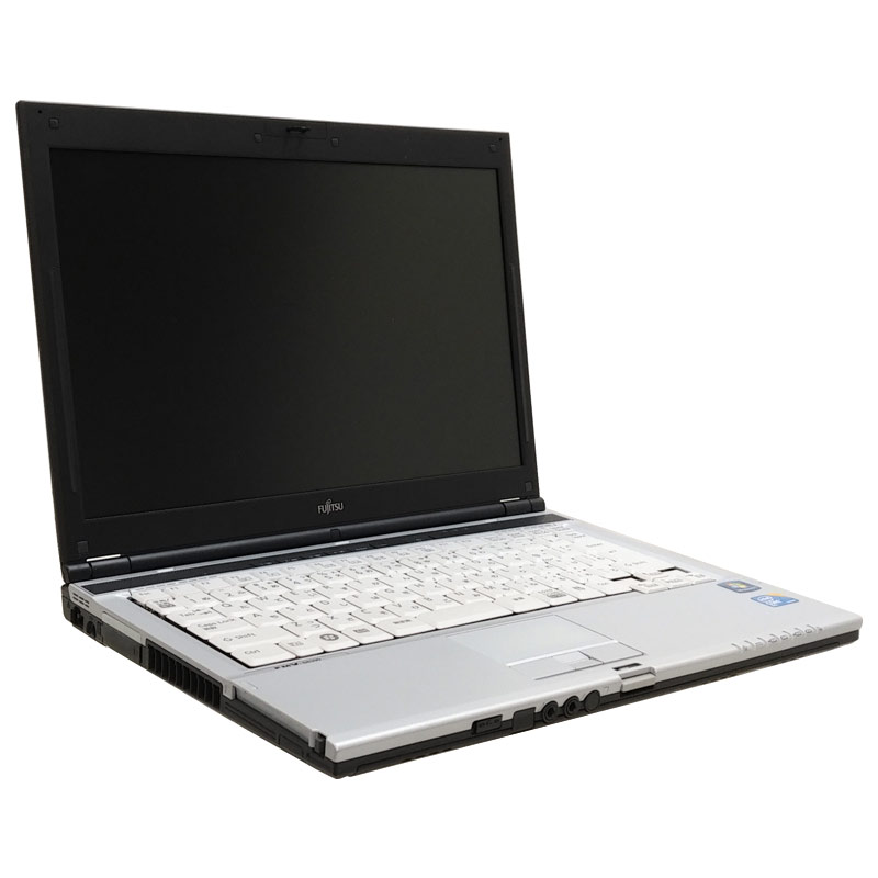 富士通 メモリ4GB HDD160GB ノートパソコン/webカメラ/ホワイト