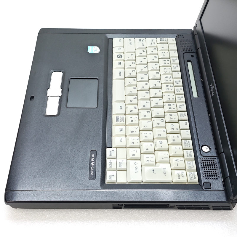 懐かしのXP 中古パソコン 富士通 FMV-C8250 WindowsXPPro Celeron M530 メモリ 1GB 新品SSD 256GB 15型 CD-ROM 15インチ A4 本体 / 3ヶ月保証 中古ノートパソコン (7918a)