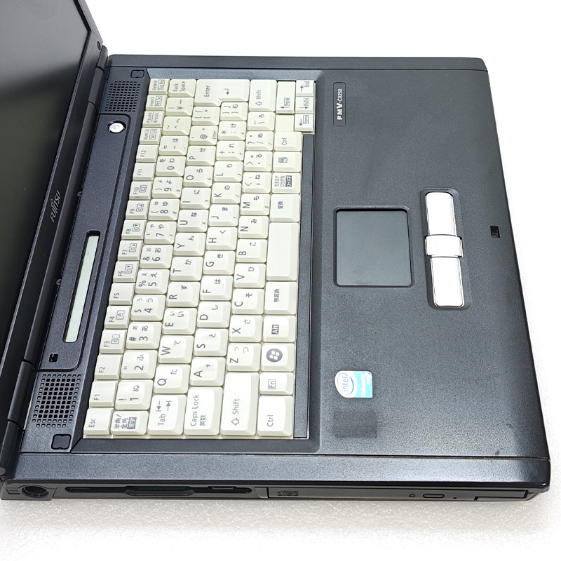 懐かしのXP 中古パソコン 富士通 FMV-C8250 WindowsXPPro Celeron M530 メモリ 1GB 新品SSD 256GB 15型 CD-ROM 15インチ A4 本体 / 3ヶ月保証 中古ノートパソコン (7918a)