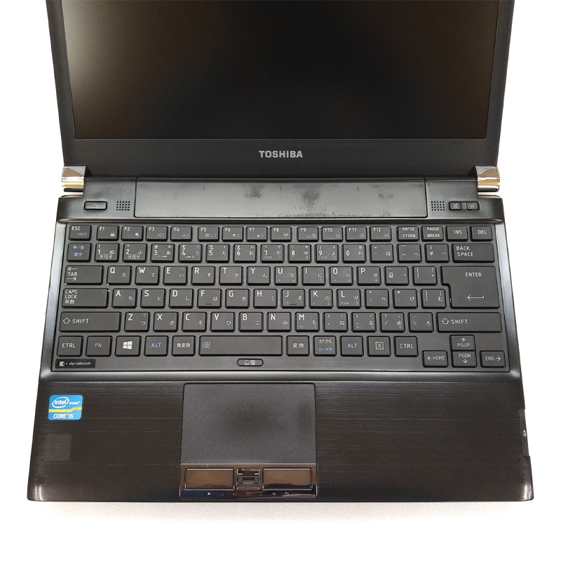 中古ノートパソコン 【 Microsoft Office ( Word Excel )搭載】 Windows8.1 東芝 Dynabook R732/G Core i5-2.6Ghz メモリ4GB HDD320GB DVDマルチ 13.3型 無線LAN (BT258mWiof) 3ヵ月保証 中古パソコン
