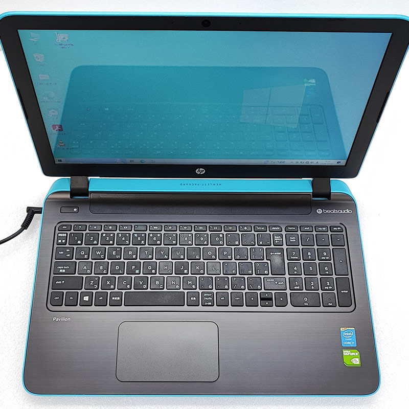 中古パソコン HP Pavilion 15-p256TX Windows10 Home Core i7 5500U 